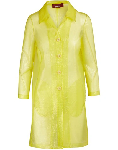 Shop Sies Marjan Mie Embossed Coat In Lemon