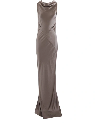 Shop Rick Owens Skorpio Maxi Dress In Dust