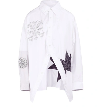 Shop Ambush Patchwork Shirt In White
