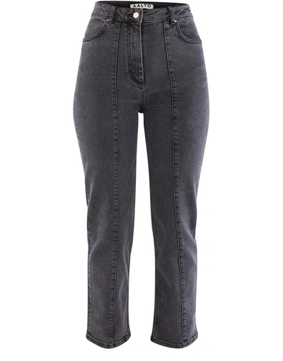 Shop Aalto Cropped Jeans In Stone Wash 2