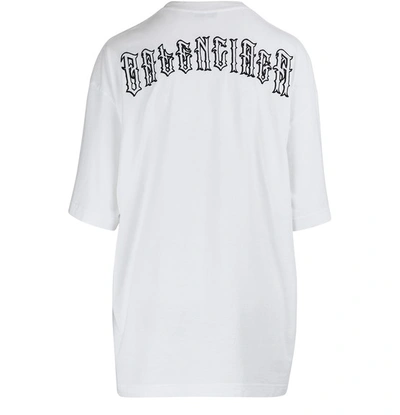 Shop Balenciaga Short-sleeved Logo T-shirt In 9044