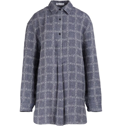 Shop Jw Anderson Linen Shirt In Color