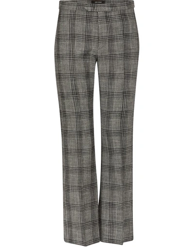 Shop Isabel Marant Derys Trousers In Black/ecru