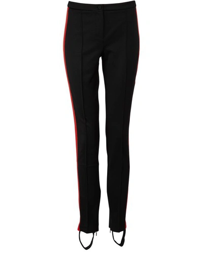 Shop Gucci Technical Jersey Stirrup Legging With Crystals In Black