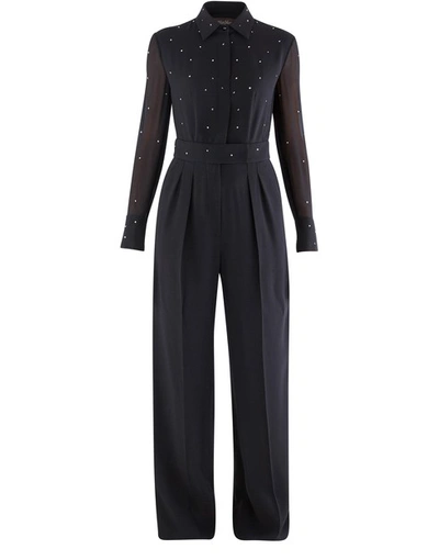 Shop Max Mara Parana Jumpsuit In Black