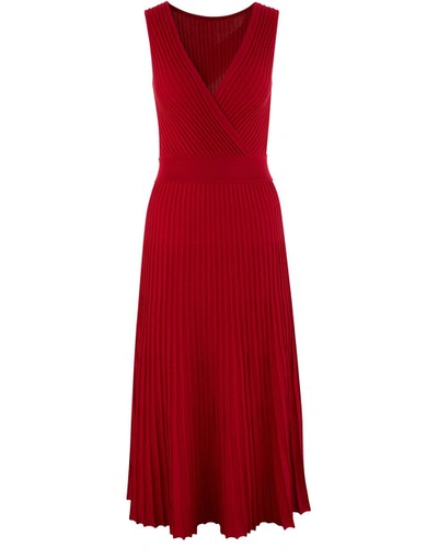 Shop Loro Piana Cala Luna Sleeveless Dress In Red