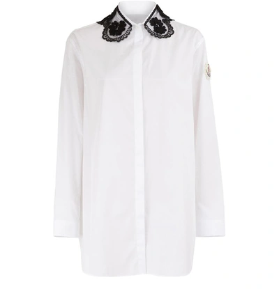 Shop Moncler Genius 4 Moncler Simone Rocha Cotton Shirt In 002 White