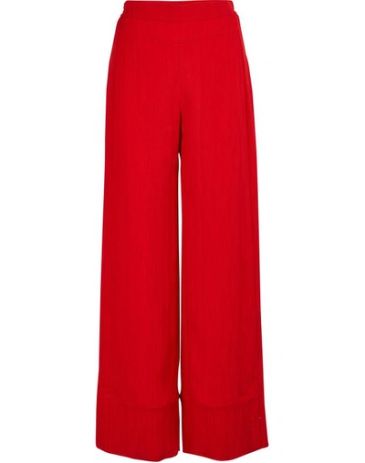 Shop Palmer Harding Silence Trouser In Crinkled Red