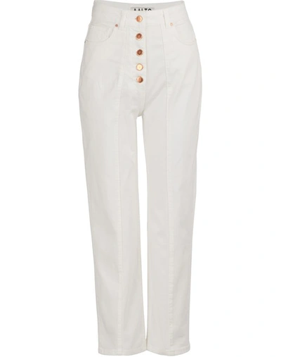 Shop Aalto High-waisted Jeans In White