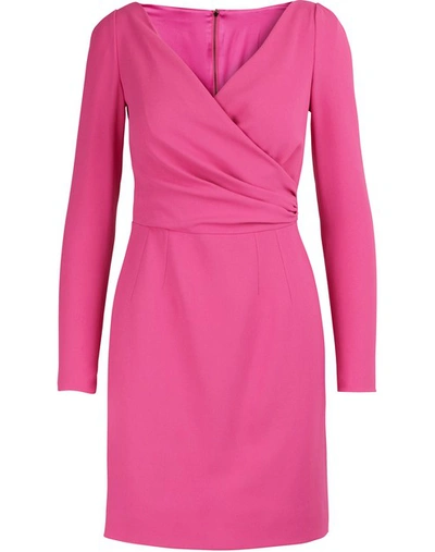 Shop Dolce & Gabbana Stretch Mini Dress In Hot Pink