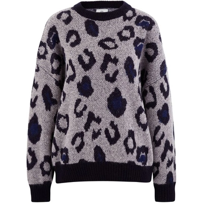Shop Anine Bing Raigh Pullover In Leopard