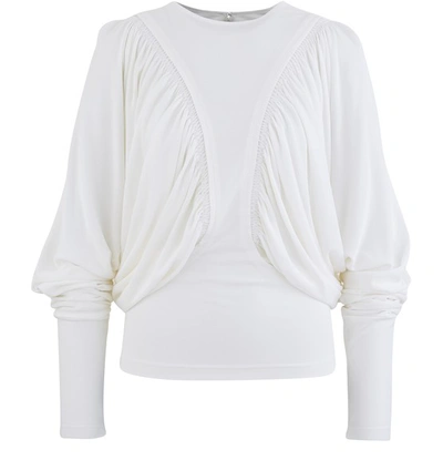 Shop Burberry Firecrest Blouse In White