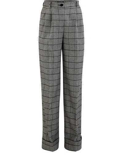 Shop Dolce & Gabbana Prince Of Wales Check Trousers In Quadri Check Tartan