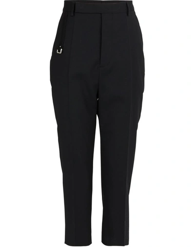 Shop Rick Owens Wool Pants In Black