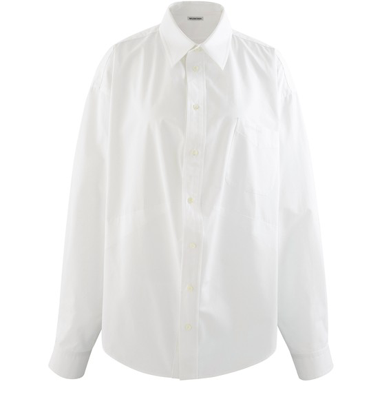 white balenciaga dress
