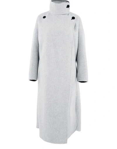 Shop Isabel Marant Relton Coat In Light Grey