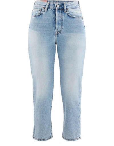 Shop Acne Studios Mece Slim Jeans In Light Blue