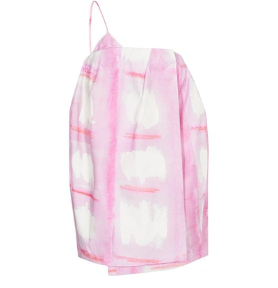 Shop Jacquemus Soleil Dress In Print Pink Checked