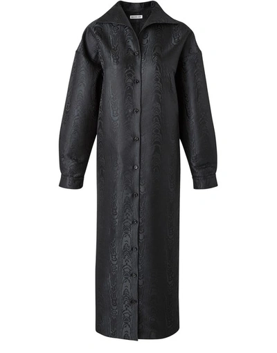 Shop Balenciaga Kaftan-style Maxi Dress In 1000