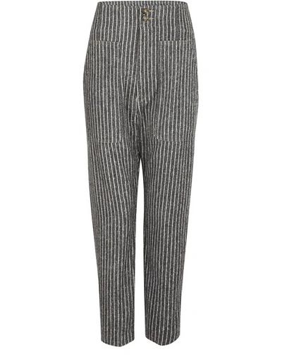 Shop Isabel Marant Étoile Praluni Trousers In Anthracite