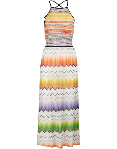 Shop Missoni Knit Maxi Dress In Multi