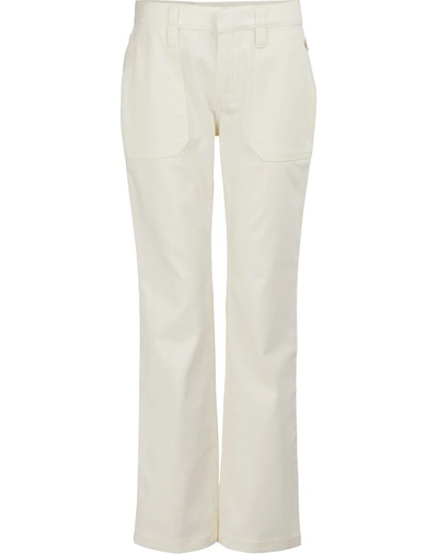 Shop Chloé Straight Jeans In Dusty White
