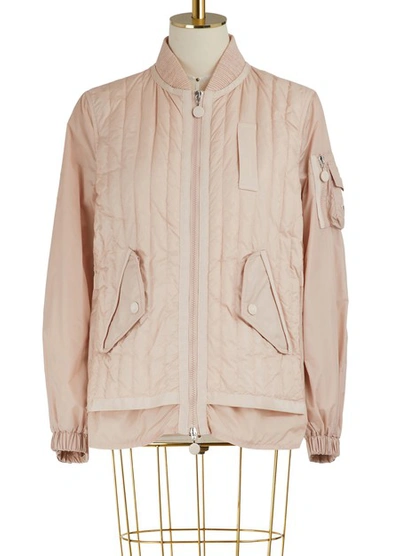 Shop Moncler Kim Down Jacket In Blush Pink