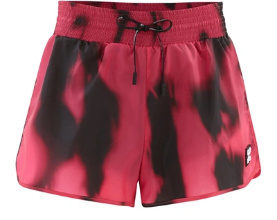 Shop Off-white Tie-dye Shorts In Fuchsia