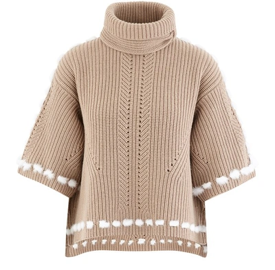 Shop Fendi Turtleneck Jumper In Liberty