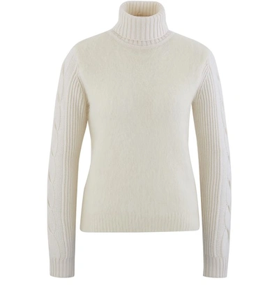 Shop Max Mara Formia Wool And Cashmere Jumper In White