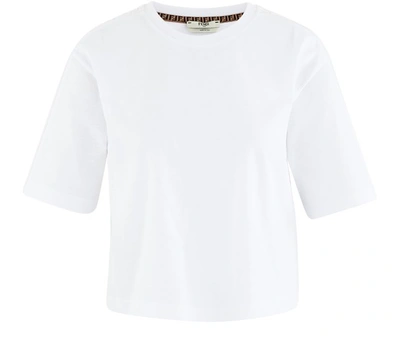 Shop Fendi Ff Short T-shirt In White