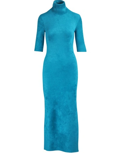 Shop Balenciaga Short-sleeved Maxi Dress In 4601