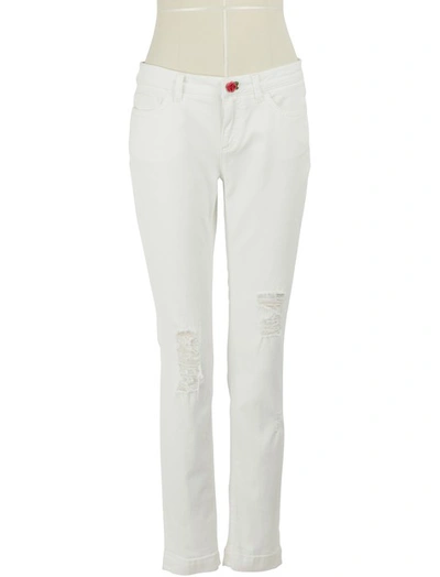 Shop Dolce & Gabbana Slim-fit Jeans In White