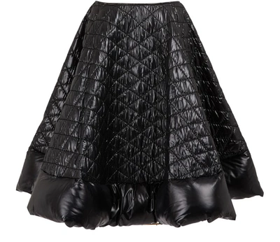 Shop Moncler Genius 6 Moncler Noir Kei Ninomiya Skirt In 999-black