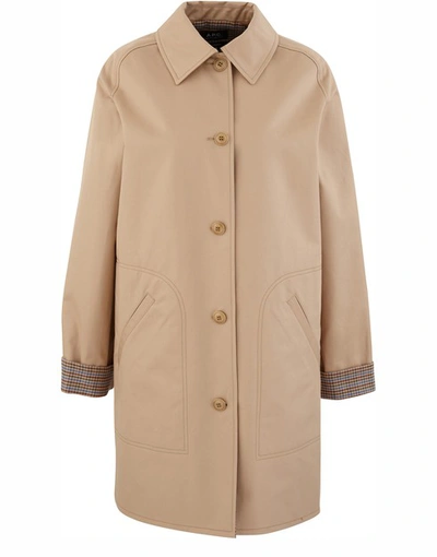 Shop A.p.c. India Coat In Beige