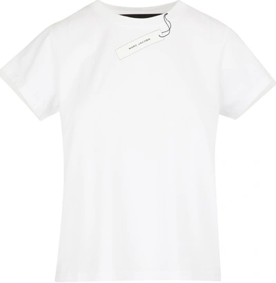 Shop Marc Jacobs The Tag" T-shirt In White