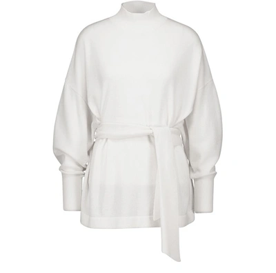 Shop Zimmermann Espionage Wool And Cashmere Jumper In Pearl