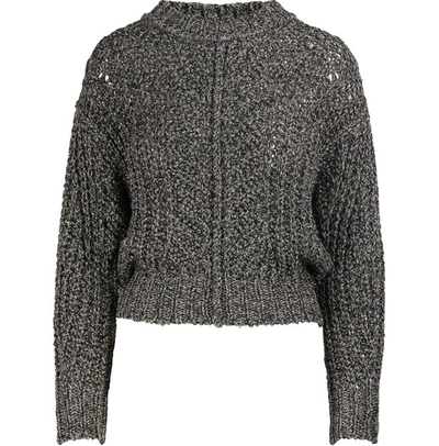 Shop Isabel Marant Mays Sweater In Gun Metal