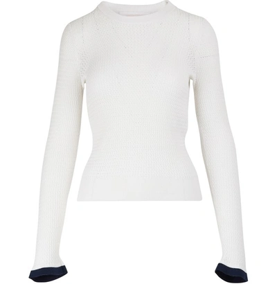 Shop See By Chloé Alpaca Blend Jumper In Iconic Milk