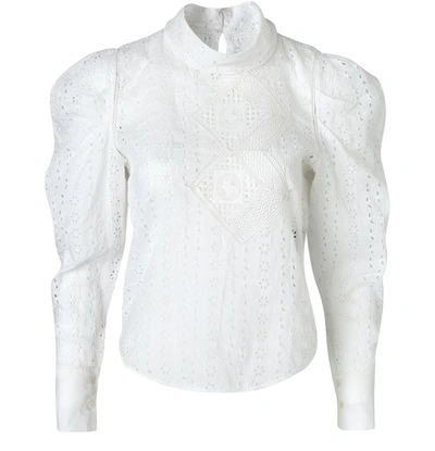 Shop Isabel Marant Qyandi Top In White