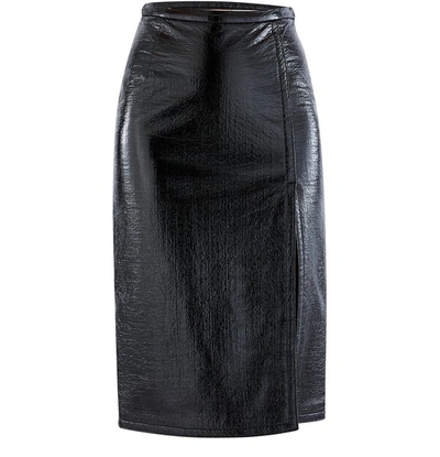 Shop N°21 Cotton-blend Mini-skirt In Black