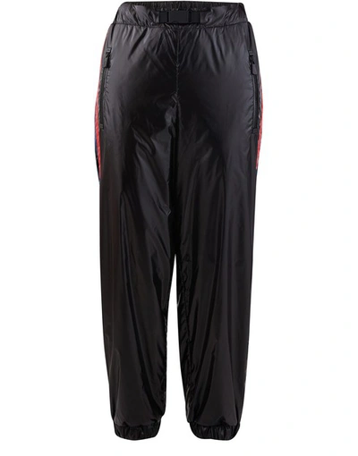 Shop Moncler Sports Trousers In Black