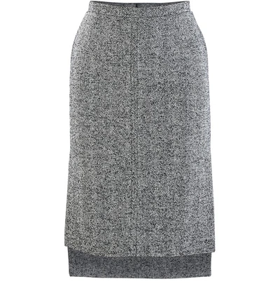 Shop N°21 Wool-blend Skirt In Fantasia Base Nera