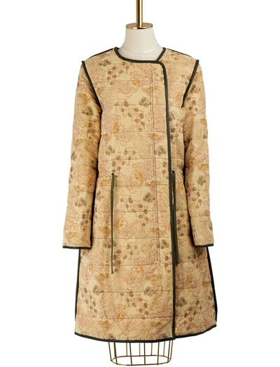 Shop Isabel Marant Cotton And Linen Geist Coat In Ecru