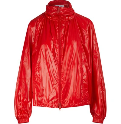 Shop Givenchy Raincoat In Red