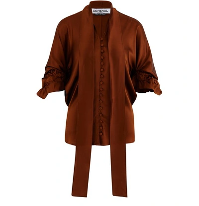 Shop A Cheval Pampa Chiquita Shirt In Brown