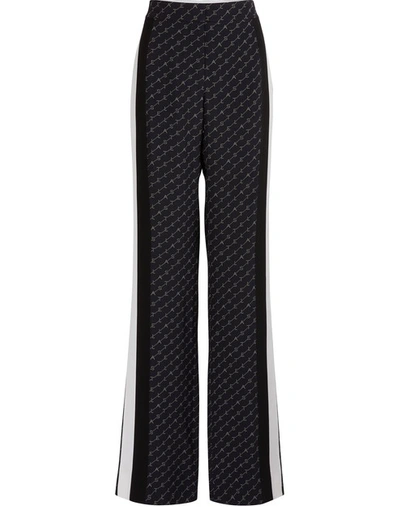 Shop Stella Mccartney Silk Pants In 4101 - Ink