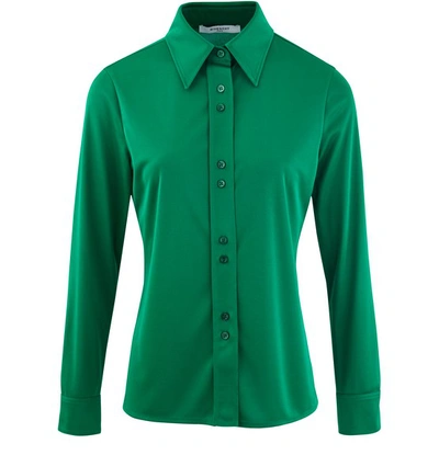 Shop Givenchy Shirt In Vert Gazon