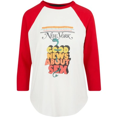 Shop Marc Jacobs The Baseball" T-shirt In White
