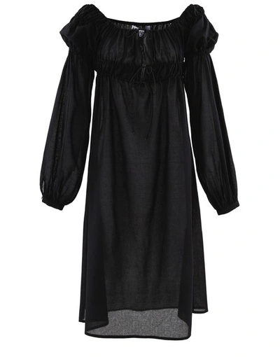 Shop A Cheval Pampa Antonia Dress In Black